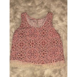 🚨BOGO🚨 Open Back Printed Tank Top